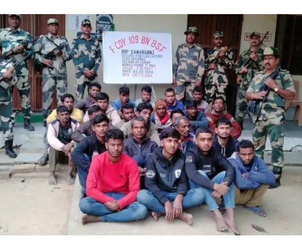 Tripura,23 smugglers arrested,,Among the 23 apprehended Bangladeshi smugglers, 22 are from the bordering area of Feni district in Bangladesh, while one hails from Chattogram district.