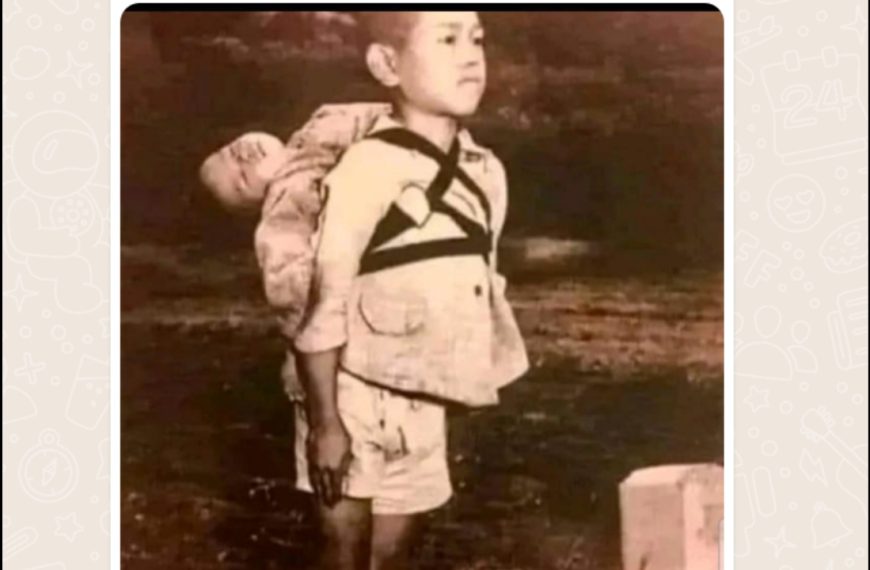 The boy standing by the crematory (alternatively “The standing boy of Nagasaki”) is a historic photograph taken in Nagasaki, Japan, in September of 1945, shortly after the atomic bombing of that city on August 9, 1945.