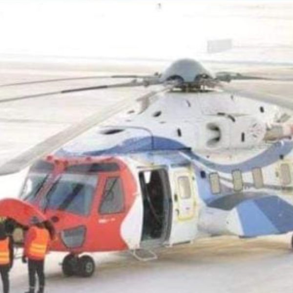 China’s homegrown AC313A large civil helicopter completed its first round of cold-weather flight tests in Mohe, China’s northernmost city.