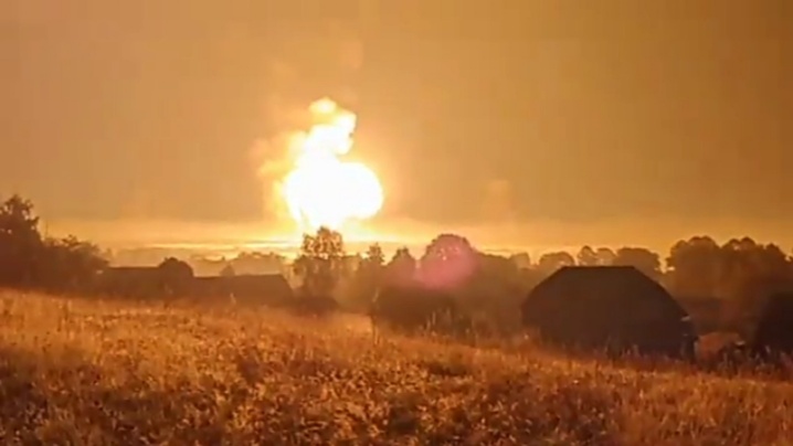 Big BREAKING: DRONES ATTACK ON MILITARY UNIT IN RUSSIA CAUSES EXPLOSIONS.